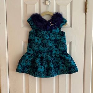 Janie and Jack Bundle; Dress, Cardigan and Tights